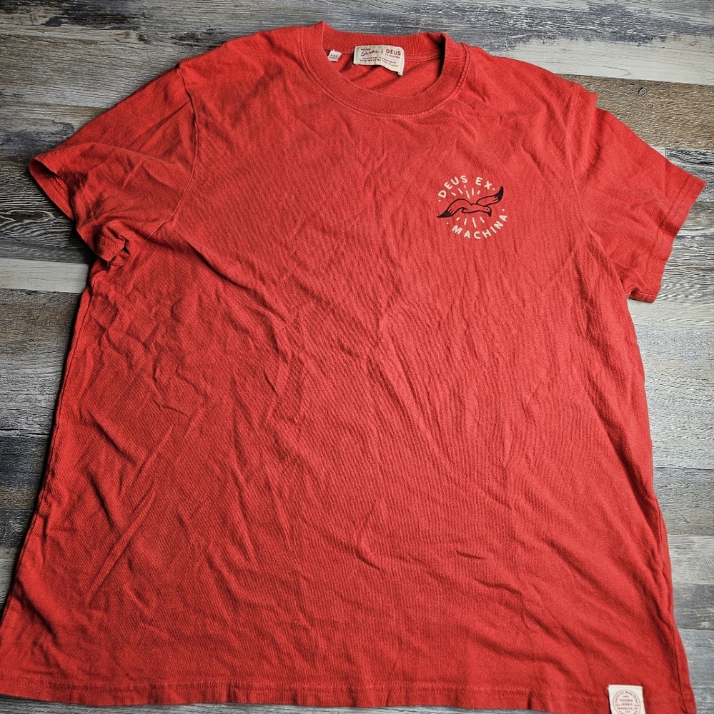 Young Jerks For Deus Ex Machina Red Tshirt Size XXL